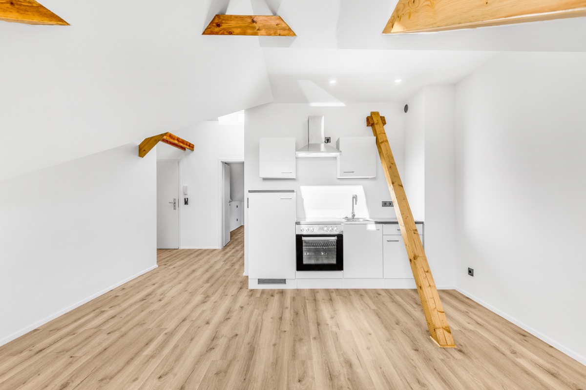 Frisch renovierte Wohnung mit offener Küche